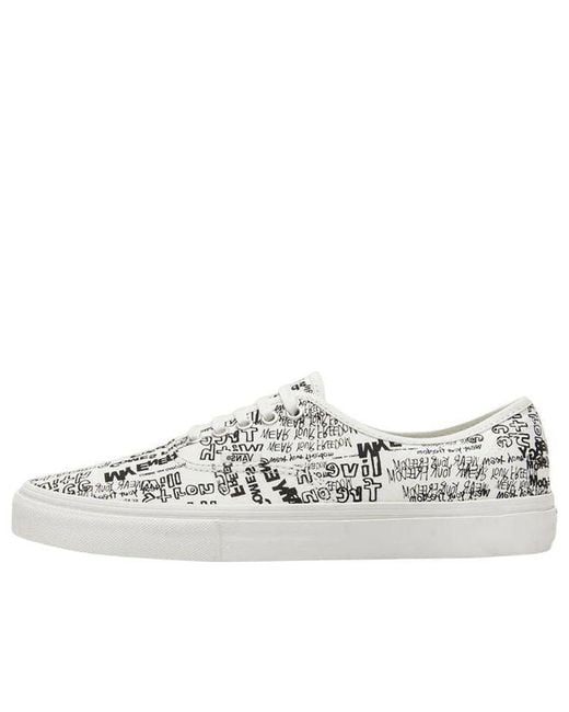 Vans White Comme Des Garcons X Og Authentic Lx 'Graffiti' for men