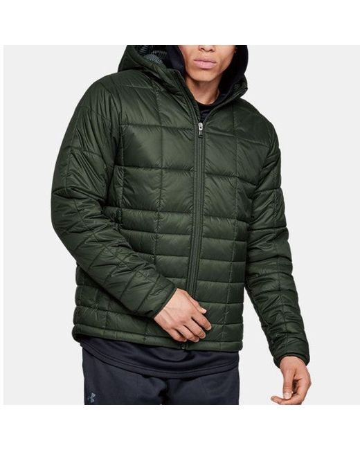 Under Armour Green Sports Hooded Jacket for men