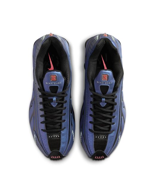 nike shox red white blue