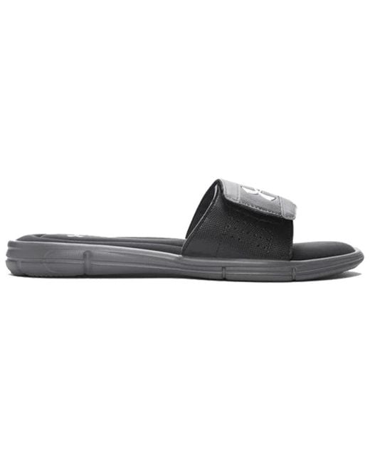 Under Armour Gray Ignite V Slippers for men