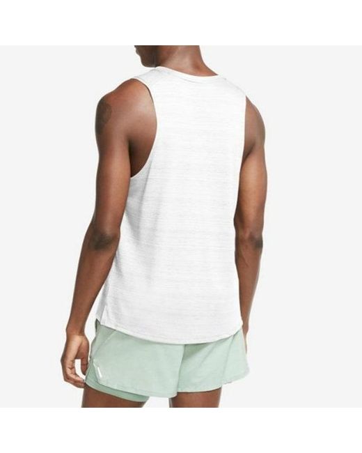 Nike White Dri-Fit Vest for men