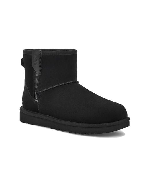 Ugg Black (Wmns) Classic Mini Bailey Zip Boot