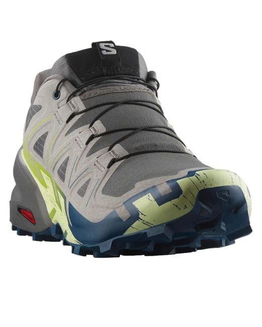 Salomon Blue Speedcross 6 'Castlerock Lime Cream' for men