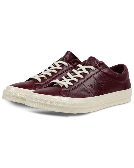 Converse Brown One Star Low 'Dark Sangria' for men