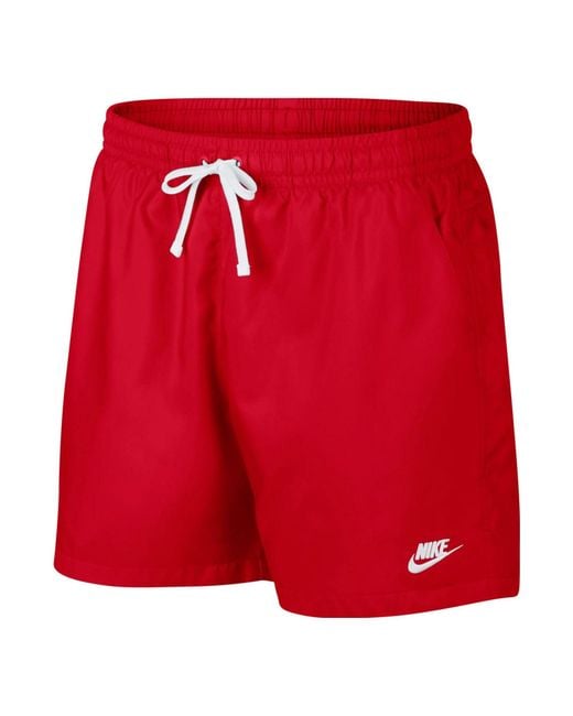 Nike Red Sportswear Sport Essentials Shorts 'University' for men