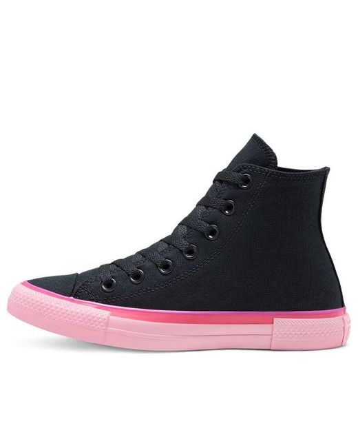 Converse Chuck Taylor All Star Black/pink in Blue | Lyst