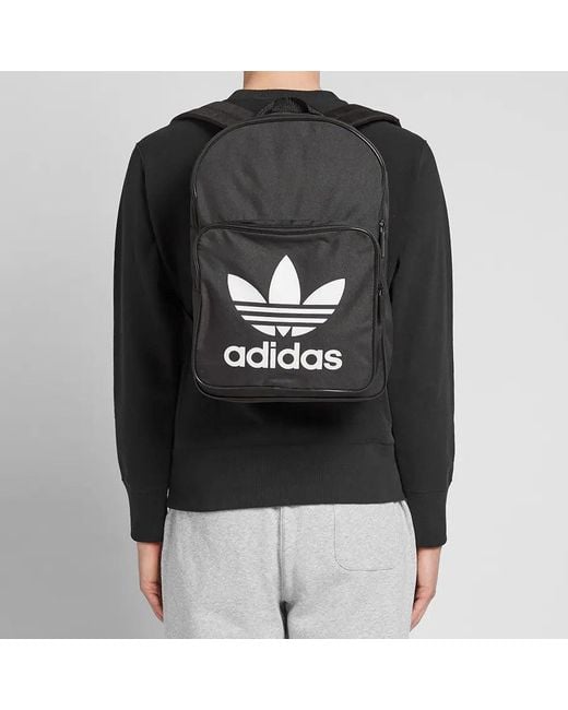 Adidas Gray Classic Trefoil Backpack for men