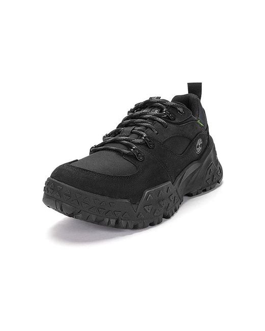 Timberland Black Motion Scramble Low Lace Up Waterproof Hikers Nubuck' for men