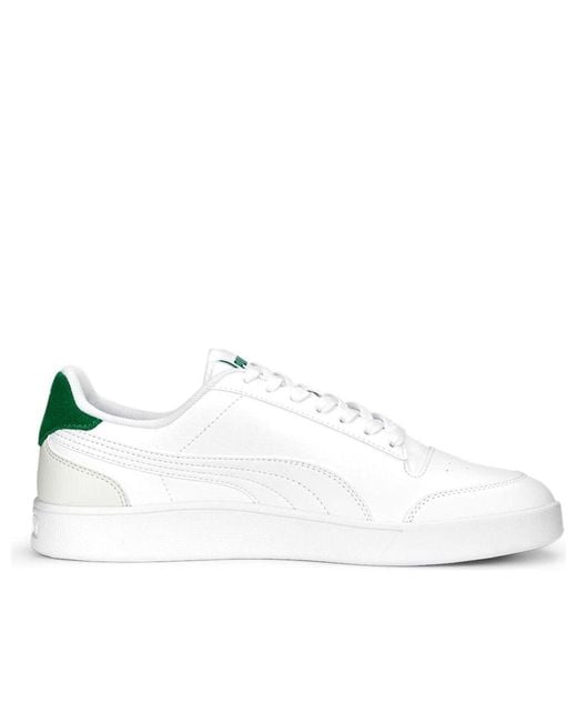 PUMA White Shuffle Trainers for men