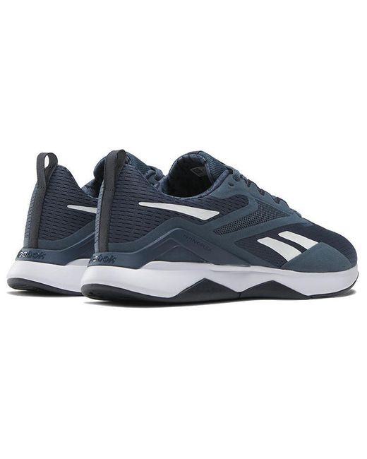 Reebok Blue Nanoflex Tr 2.0 'Dark' for men