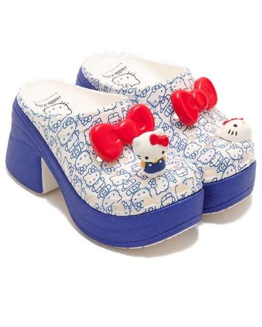 CROCSTM Blue (Wmns) Hello Kitty Siren Clogs