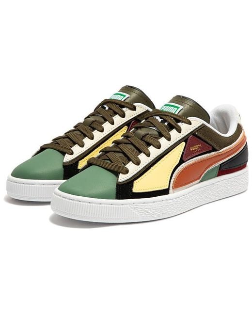PUMA Brown Suede 'Layers for men