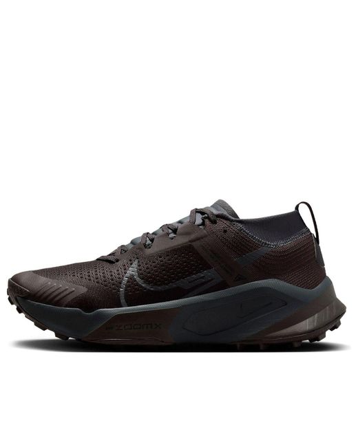 Nike Black Zoomx Zegama Trail Shoes for men