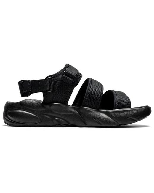 Asics Black Gel Bondal Sandals 'Triple' for men