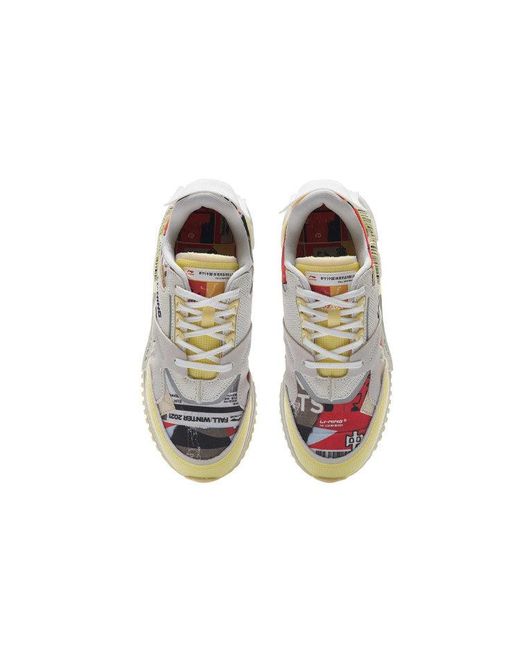 Li-ning White (Wmns) 001 Classic Low Paris Fashion Week 2021 'Milk'