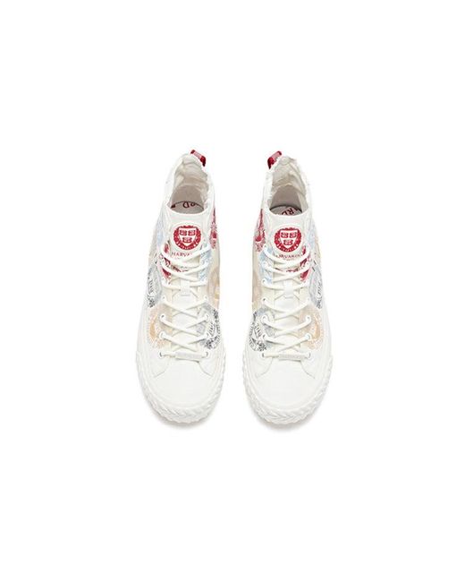 Anta White X Harvard Canvas High for men
