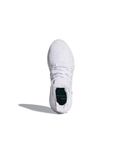 Adidas White Eqt Bask Adv 'Triple' for men