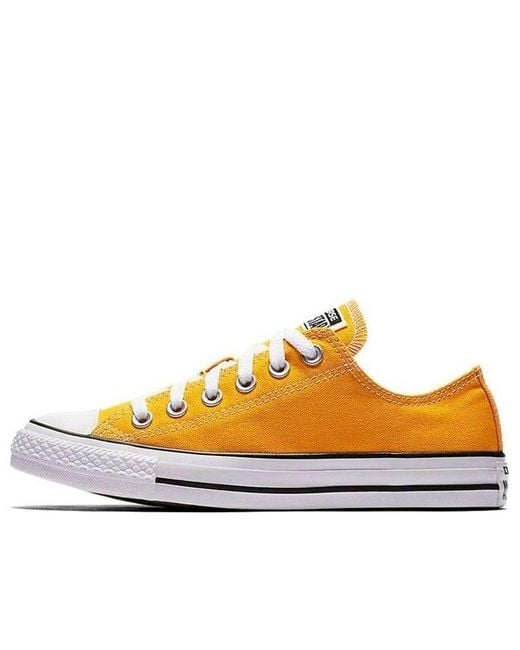 Converse Yellow Chuck Taylor All Star Seasonal Color Low Top for men