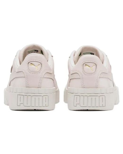 PUMA White (Wmns) Cali Emboss 'Cream Y'