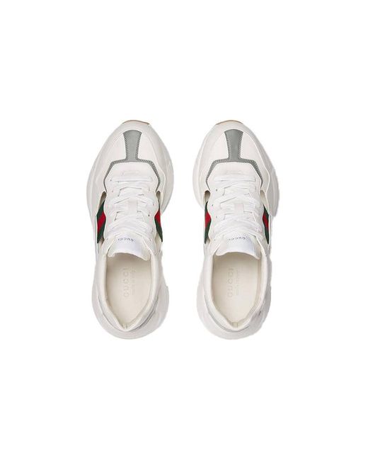 Gucci White Rhyton 'Cut Out' for men