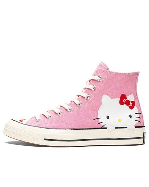 Converse Pink Hello Kitty X Chuck 70 Canvas Hi Top 'Prism' for men