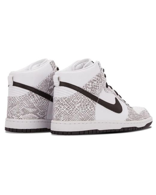 Nike White Dunk Prm Hi Sp 'Cocoa Snake' for men
