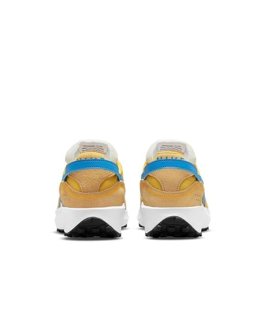 Nike Blue (Wmns) Waffle Debut 'Vivid Sulfur Light Photo'