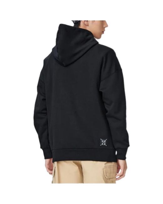 Li-ning Blue Graphic Hoodie for men