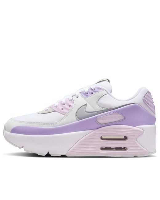Nike Purple (Wmns) Air Max 90 Lv8 Hydrangeas Wolf'
