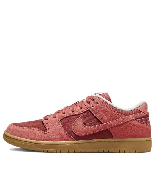 Nike Dunk Low Sb 'adobe' in Red for Men | Lyst