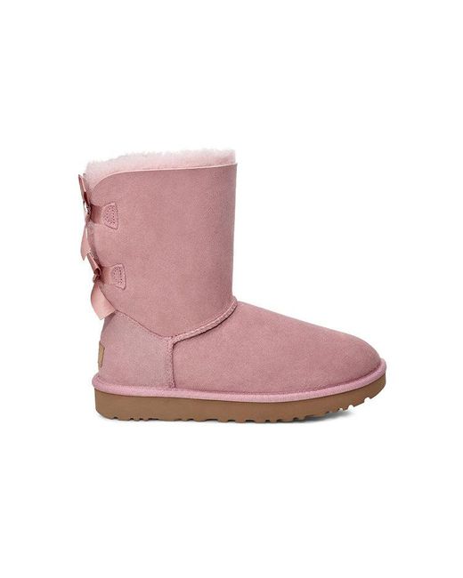 Ugg Pink (Wmns) Bailey Bow Ii 2.0 Fleece Lined