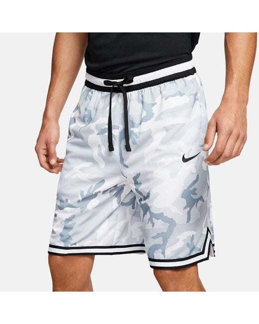 Nike Blue Camouflage Side Basketball Shorts for men