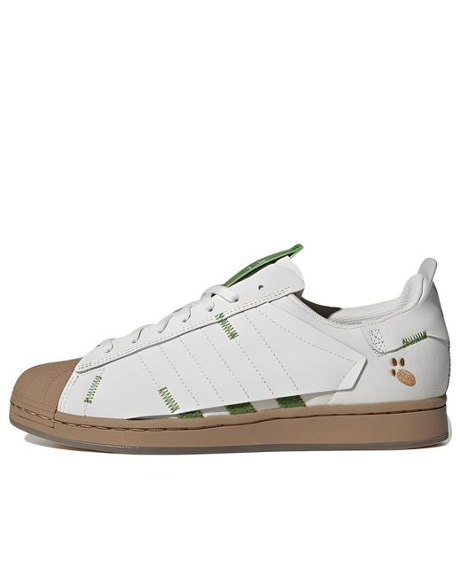 Adidas White Originals Superstar X Melting Sadness Karoro Hole for men