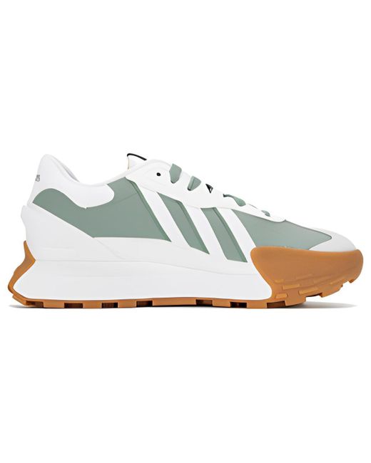 adidas Neo Mixr Lifestyle Shoes 'white Olive for Men | Lyst