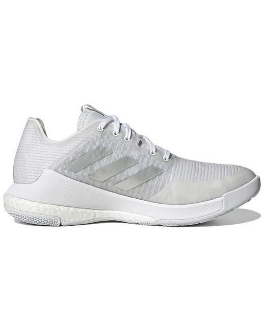 Adidas White (Wmns) Crazyflight Shoes Metallic'