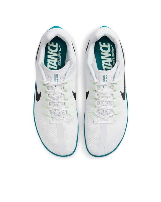 Nike Blue Zoom Rival Distance Track & Field Distance Spikes for men