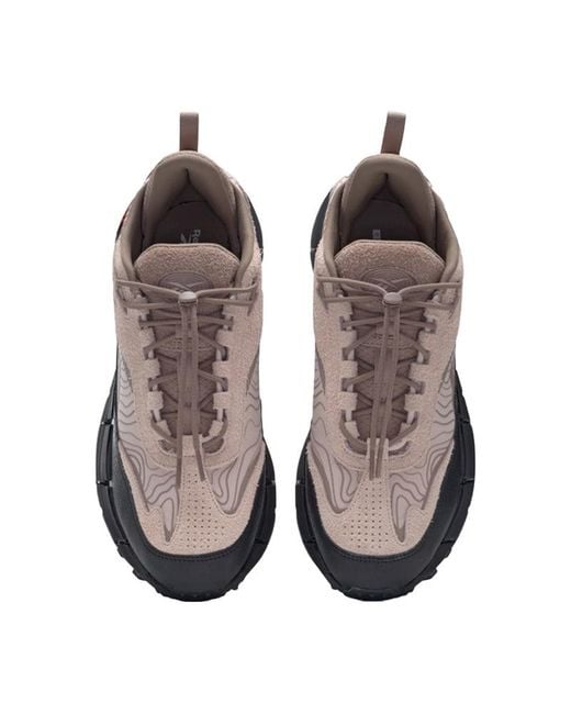 Reebok Blue Zig Kinetica 2.5 Edge 'Soft Ecru' for men