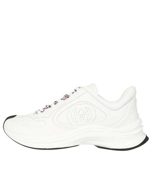Gucci White Run Sneaker 'Leather' for men