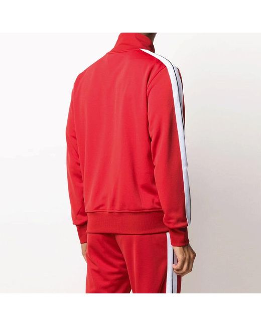 Palm Angels Red Classic Track Jacket for men
