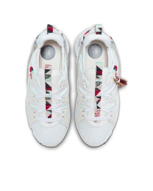 Nike White (Wmns) Air Huarache Craft Multi Patch'