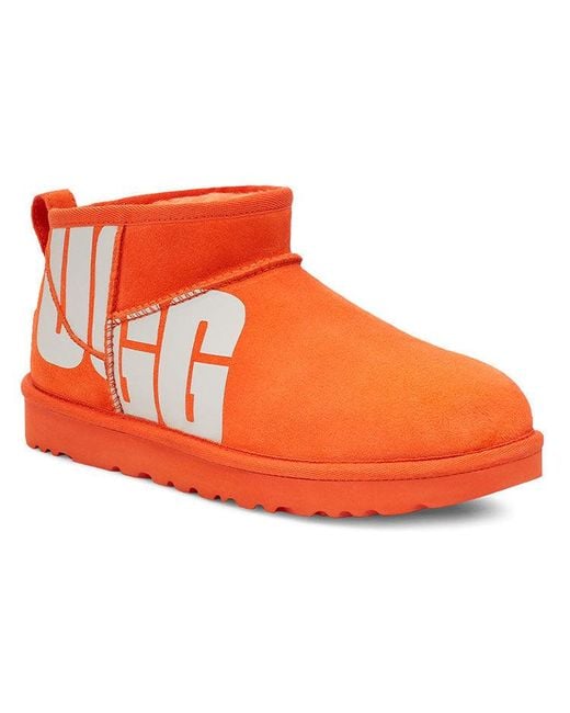 Ugg Orange (Wmns) Classic Ultra Mini Broken Logo Soda'