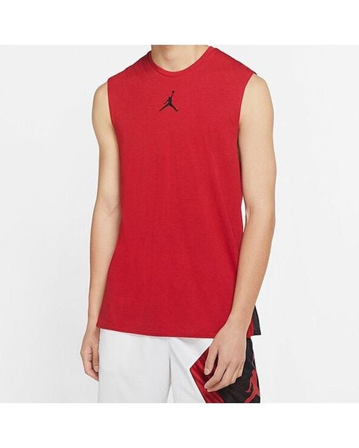 Nike Red Basketball Sleeveless Vest for men