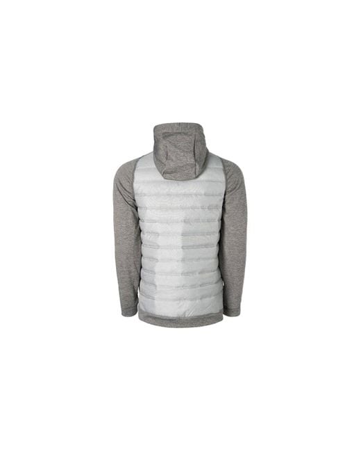 Nike Gray Stay Warm Sports Training Hooded Padded Jacket for men