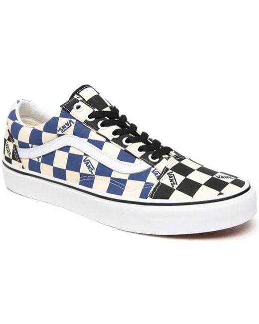 Vans Blue Old Skool 'Big Check' for men