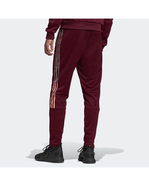 Adidas Red Mufc Travel Pnt Manchester United Soccer/Football Sports Long Pants for men