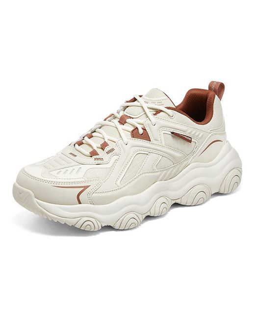 Skechers White D'Lites 1.0 Sneakers for men