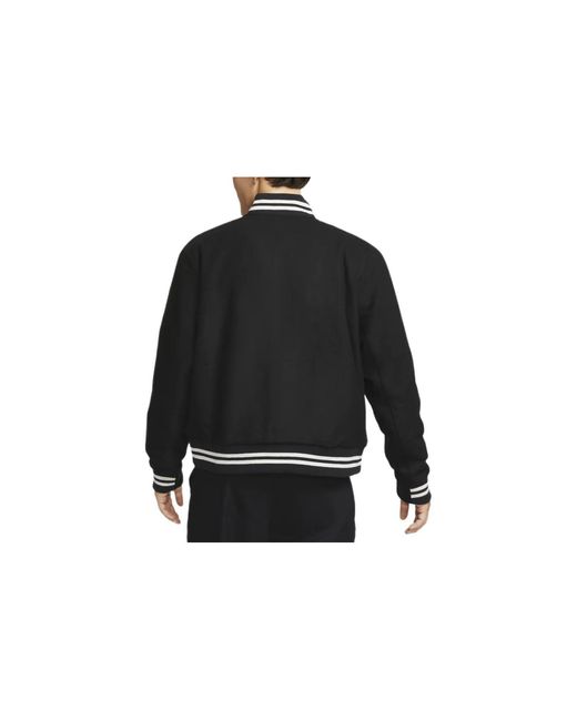 Nike Black Nsw Varsity Jacket for men