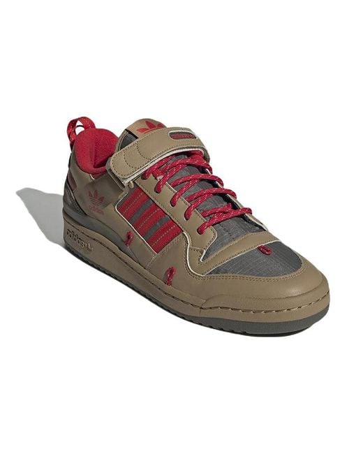 Adidas Brown Forum 84 Camp Low 'Cardboard Scarlet' for men