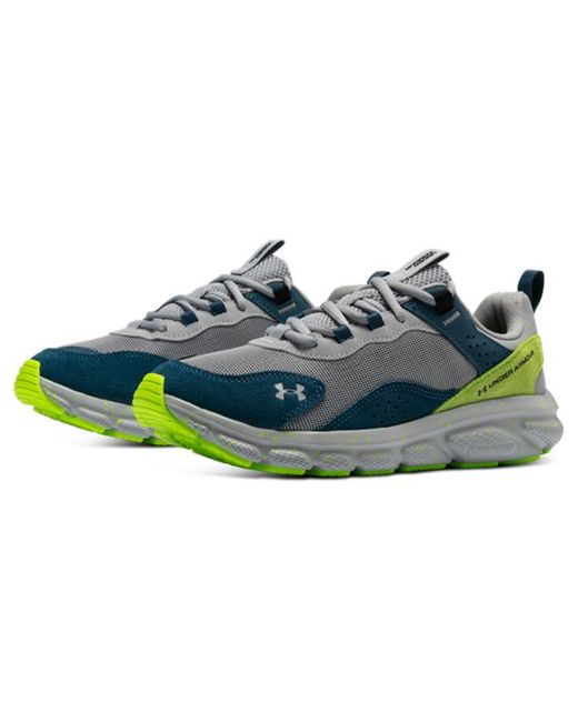 Under Armour Blue Charged Verssert Speckle 'Mod Lime Surge' for men