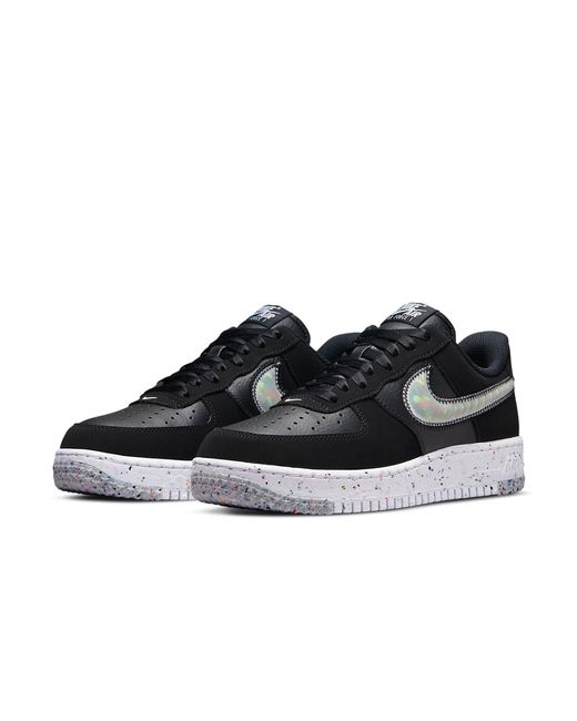 Nike Black (Wmns) Air Force 1 Low Crater